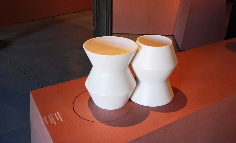 Paweł Grobelny, kolekcja "Recto-verso" w Muzeum Grand Hornu zrealizowana z francuskim ceramikiem Claude Aiello, fot. dzięki uprzejmości projektanta